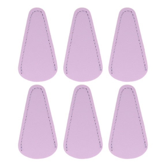 Uxcell 6 Pack Scissors Sheath, 2.9" x 1.5" Scissors Cover Protector PU Leather Portable Collect Bags for Eyebrow Trimming Beauty Tool Protection, Light Purple