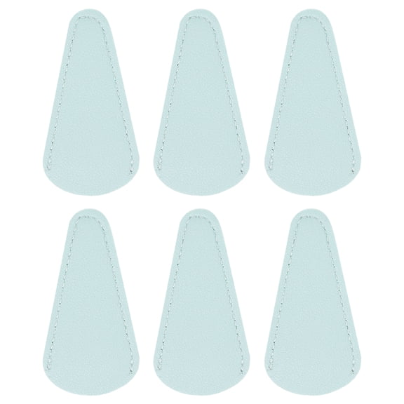 Uxcell 6 Pack Scissors Sheath, 2.9" x 1.5" Scissors Cover Protector PU Leather Portable Collect Bags, Sky Blue
