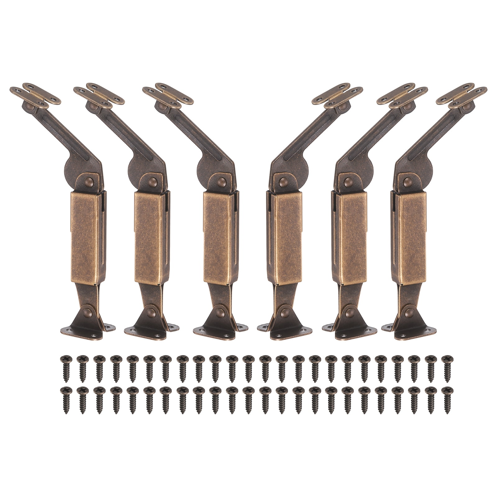 Uxcell 6 Pack Self-Balancing Lid Support Hinges, 7.56