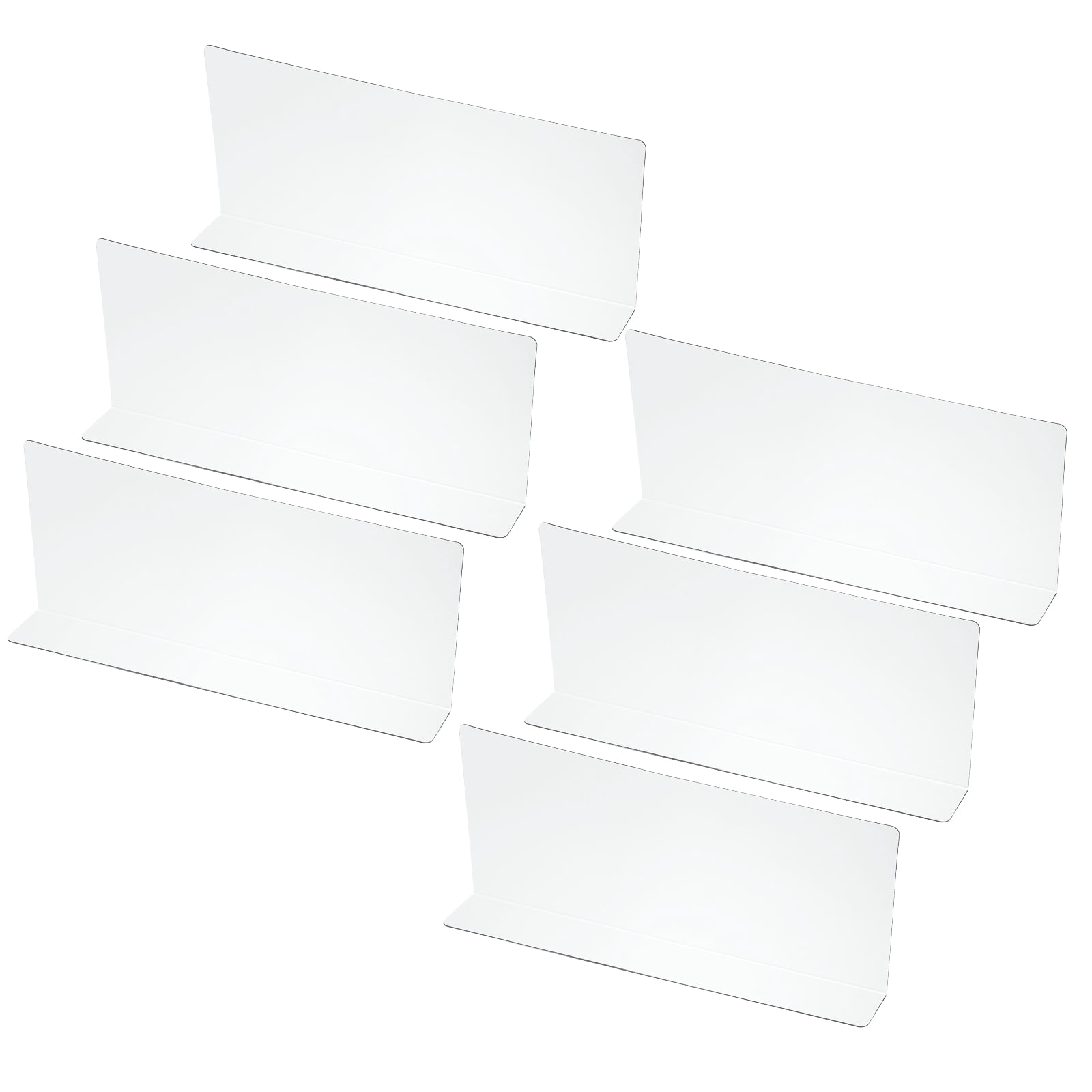 Uxcell 6 Pack Shelf Dividers for Closet Organization, 11x1.57x4.7 ...