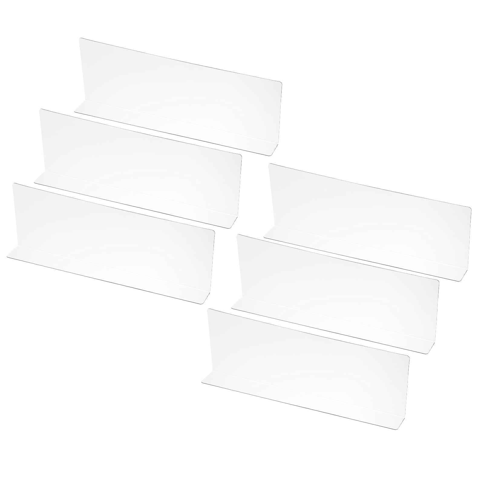 Uxcell 6 Pack Shelf Dividers for Closet Organization, 13.8x1.57x4.7 ...