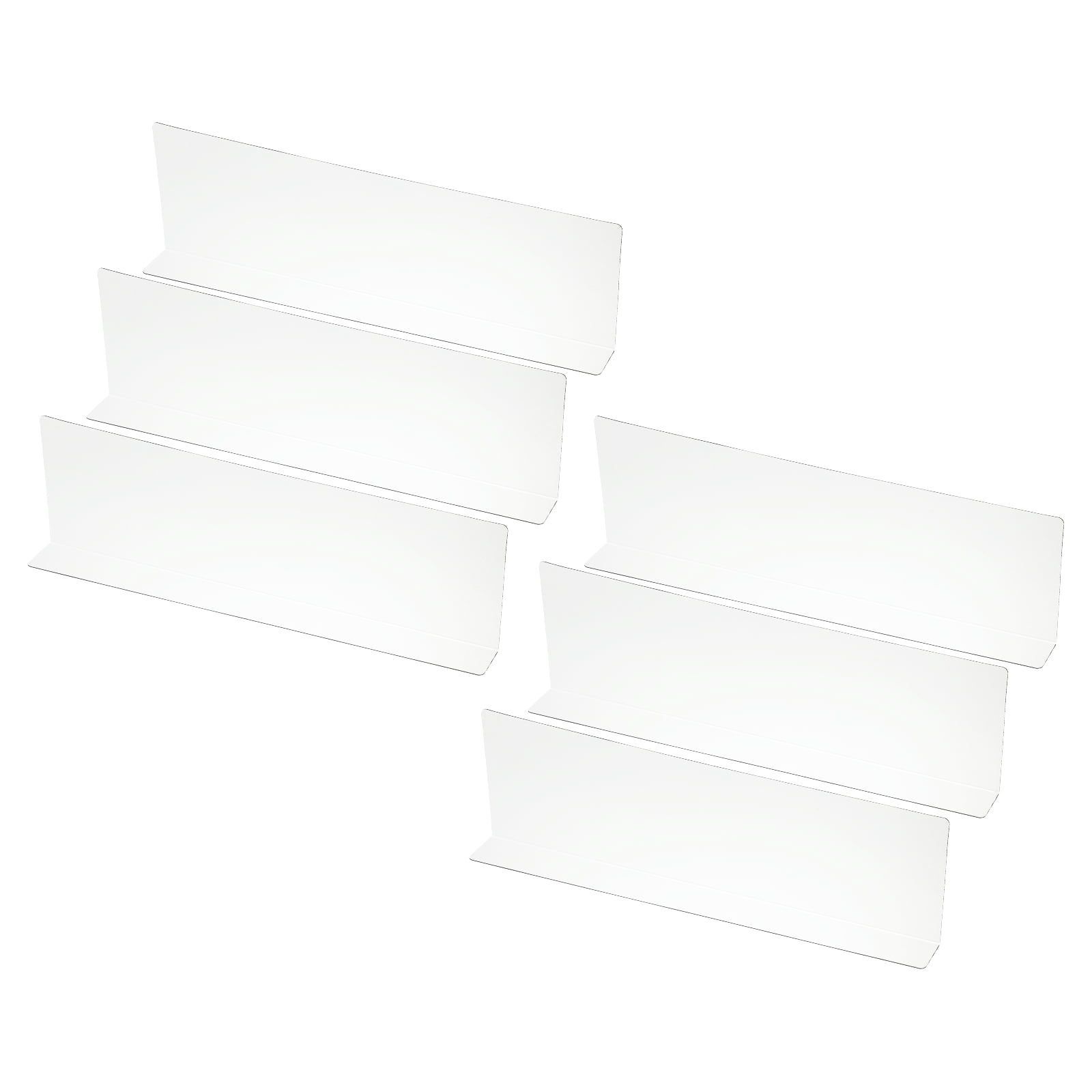 Uxcell 6 Pack Shelf Dividers for Closet Organization, 15.7x1.57x4.7 ...