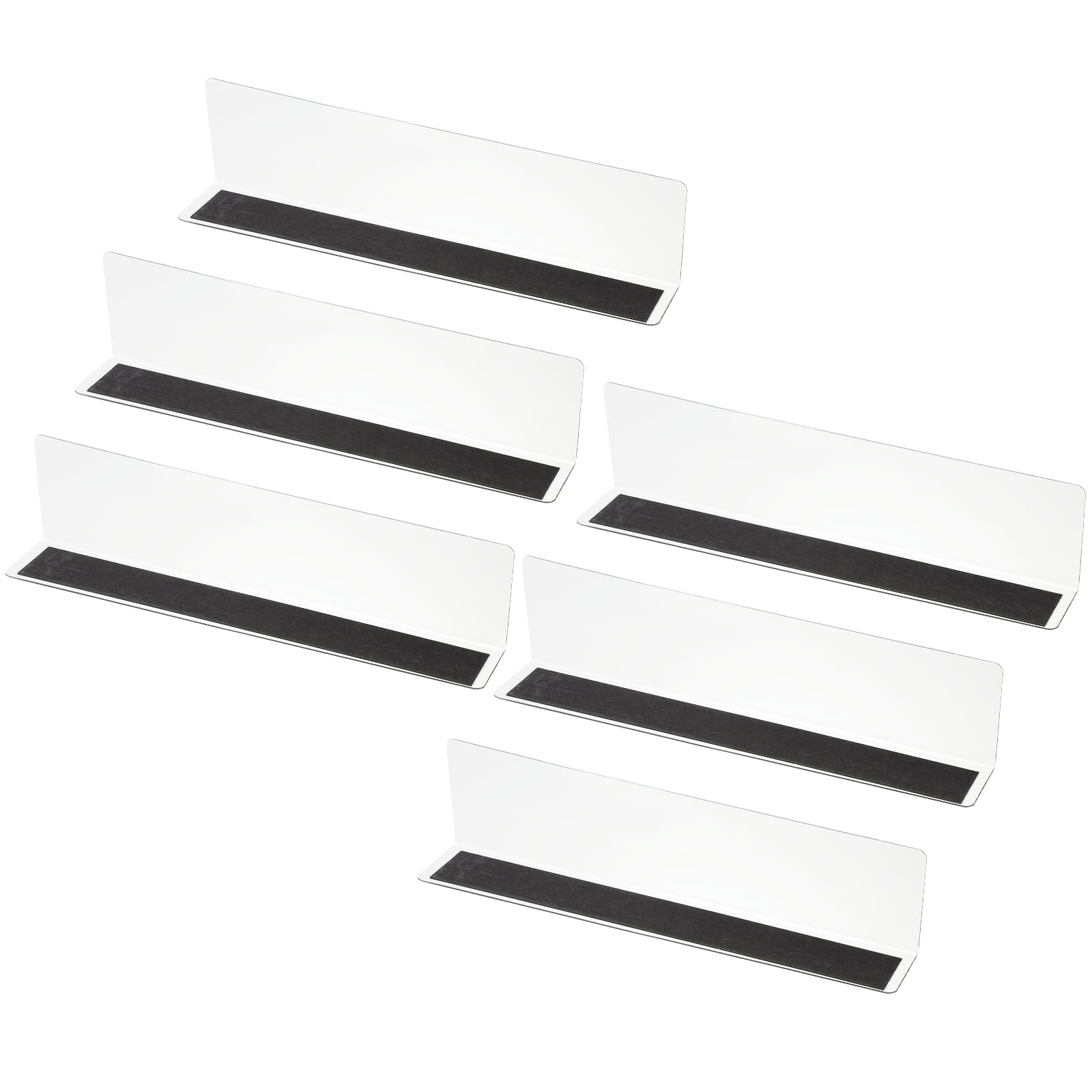 Uxcell 6 Pack Shelf Dividers for Closet Organization, 9.8x1.18x2.4 ...