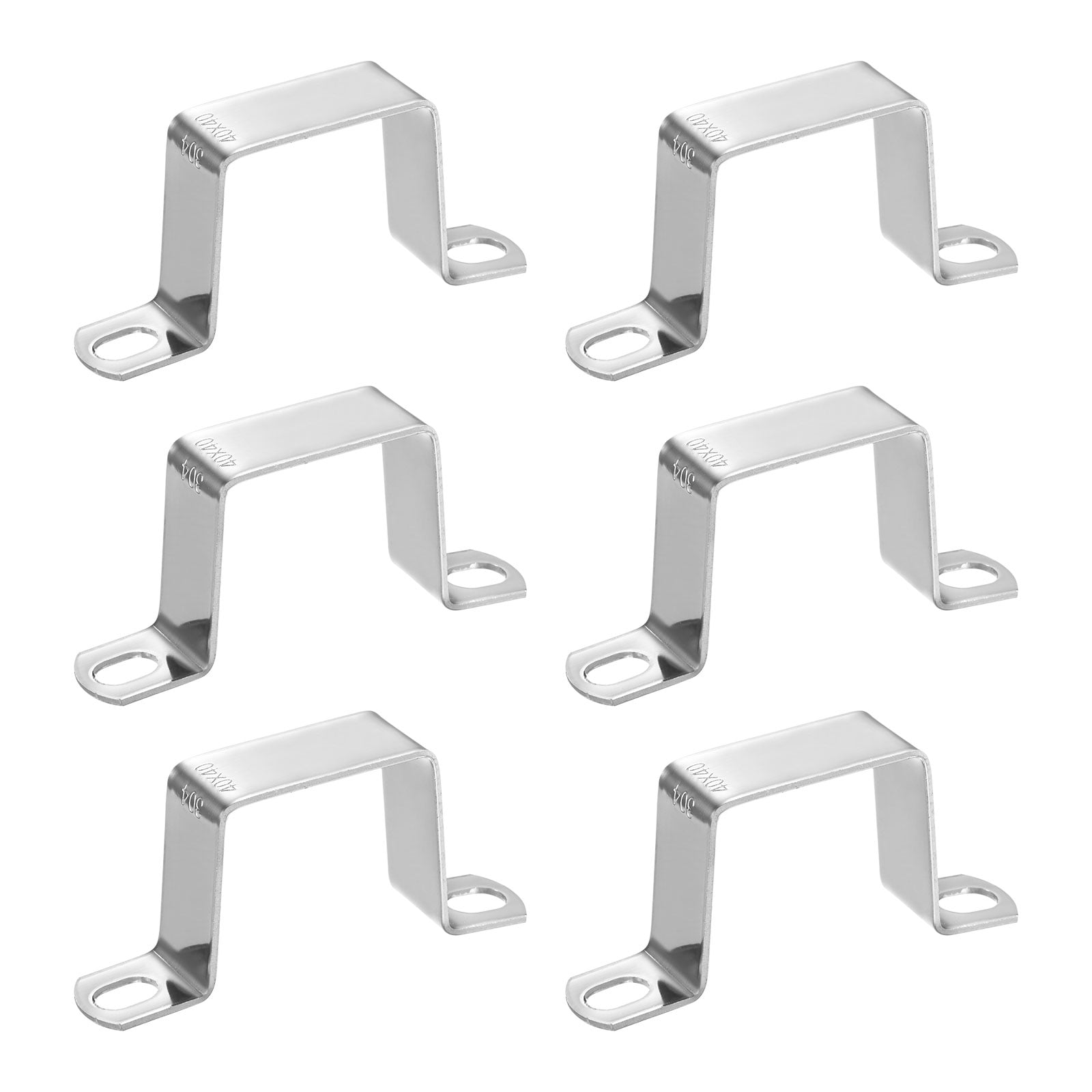 Besttoolifes 4 Pcs Square Pipe Clamp, U Shaped Connector, Fence Post - View #12