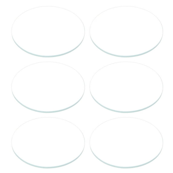 Uxcell 6 Pack Watch Glass Crystal Lens, 41.5mm Dia. 1.2mm Edge Thickness Double Dome Round Clear Watch Glass