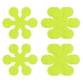 thumbnail image 1 of Uxcell 6 Packs Non Slip Stickers 3.94" Bath Shower Floor Snowflake Style Decals Grass Green, 1 of 7
