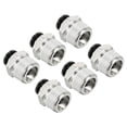 thumbnail image 1 of Uxcell 6 Pcs 1/4 Inch OD Tube to 3/8 Inch NPT Male Thread Push to Connect Fittings, 1 of 6