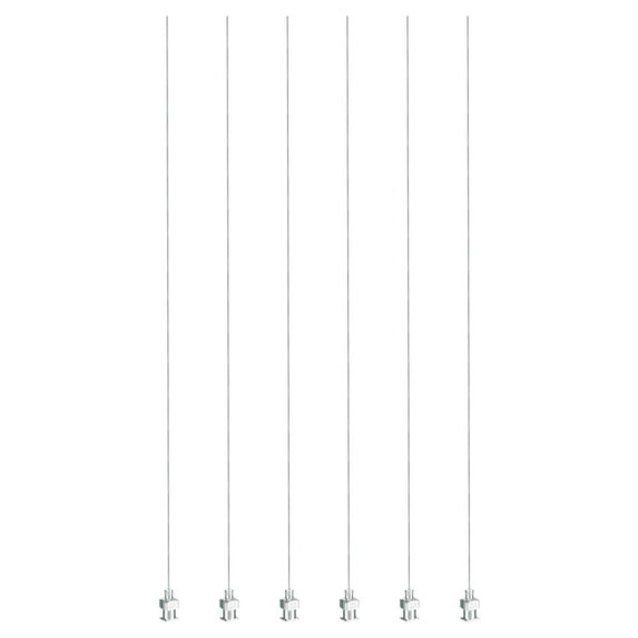 Uxcell 6 Pcs 23G 10 Inch Blunt Tip Dispensing Needle with Lure Lock for Refilling Liquid Inks Adhesives
