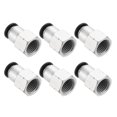 thumbnail image 1 of Uxcell 6 Pcs 8mm OD Tube to 1/4 Inch NPT Female Thread Push to Connect Fittings, 1 of 6