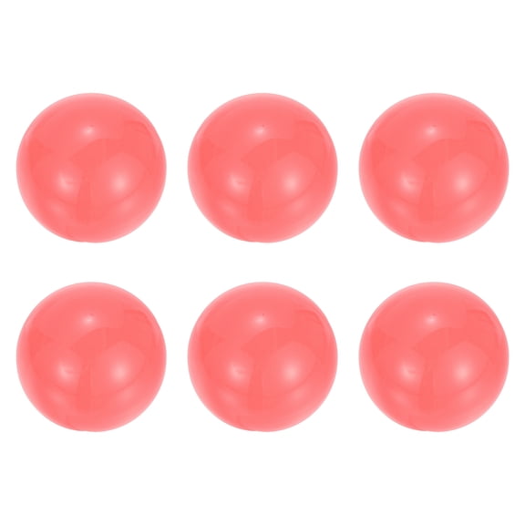 Uxcell 6 Pcs Arcade Joystick Ball Top - 35mm M6 Rocker Round Head Handle Threaded Balltop Knob Arcade Game DIY Parts Replacement for Console Controllers/Joystick, Pink