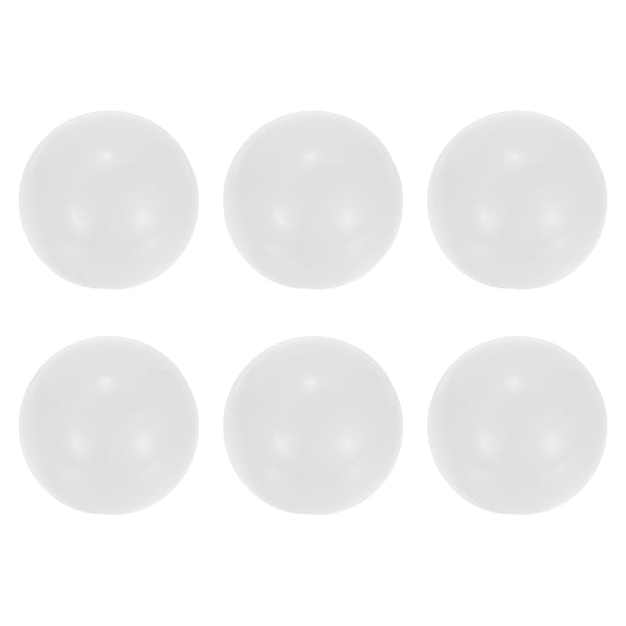Uxcell 6 Pcs Arcade Joystick Ball Top - 35mm M6 Rocker Round Head Handle Threaded Balltop Knob Arcade Game DIY Parts Replacement for Console Controllers/Joystick, White