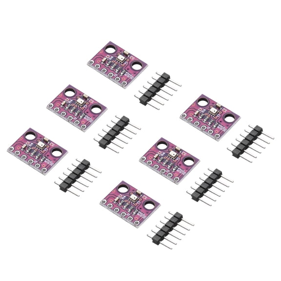 Uxcell 6 Pcs BMP280 I2C IIC SPI 6PIN Atmospheric Pressure Sensor Module 3.3V High Precision Digital Barometric Pressure Altitude Sensor with Header Pins