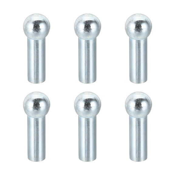 Uxcell 6 Pcs Gym Wire Rope Sphere Stopper, Cable Ball Stopper for 5mm Cable Gym Machine Replacement End Home Fitness Equipment Running Yoga Accessories