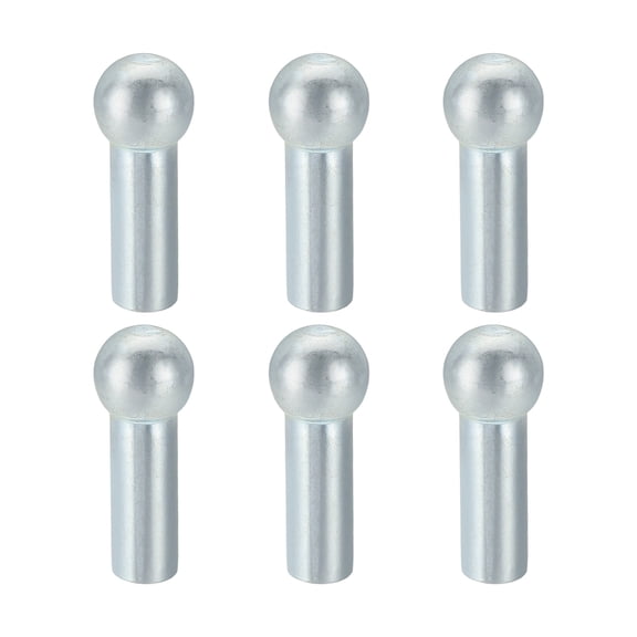 Uxcell 6 Pcs Gym Wire Rope Sphere Stopper, Cable Ball Stopper for 6mm Cable Gym Machine Replacement End Home Fitness Equipment Running Yoga Accessories