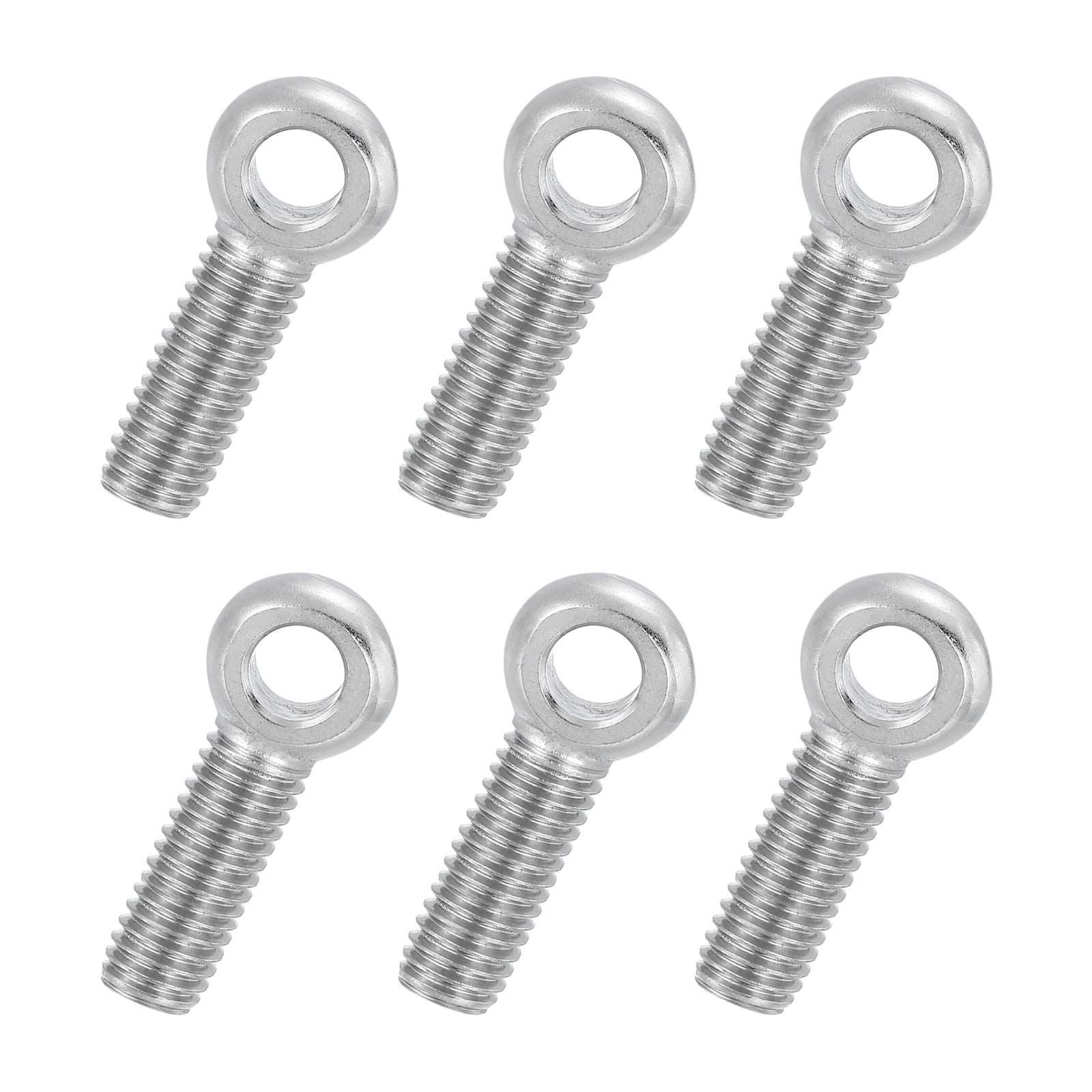 Uxcell 6 Pcs M10x40mm Shoulder Swing Lifting Eye Bolt, 304 Stainless ...