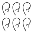 thumbnail image 1 of Uxcell 6 Pcs Replacement Ear Hooks (9mm/0.35 Inch, Black) - Soft Silicone Universal Small Ear Loop Clips Anti-Slip Earbuds Replacement for Single-Ear Bluetooth Headset, 1 of 6