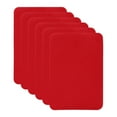 thumbnail image 1 of Uxcell 6Pcs Sofa Fabric Repair Patches Self Adhesive Fabric Patches 4.13" x 6.1" Red, 1 of 5