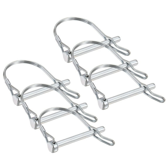 Uxcell 6 Pcs Trailer Coupler Pins, 1/4