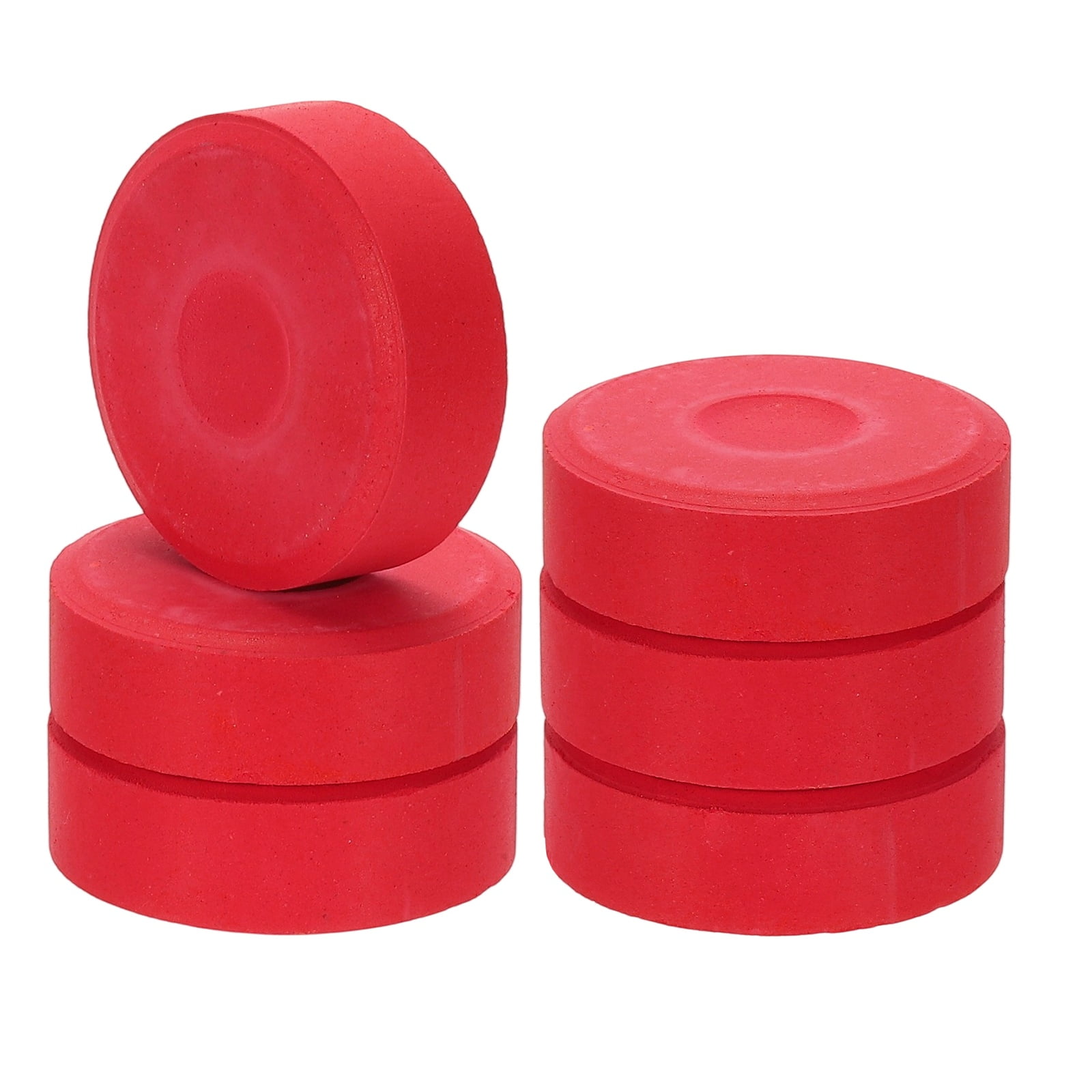Uxcell 6 Pcs Washable Tempera, 2.3"x0.7" Large Tempera Paint Cakes Bulk Paints Blocks Art Supplies Watercolor Cake for Artists Art Painting Drawing DIY Crafting, Red