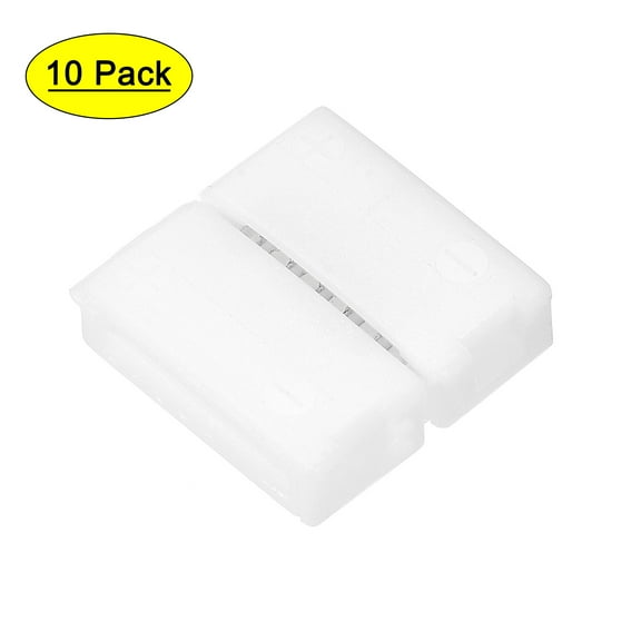 Uxcell 6 Pin 12mm 5050 LED Strip Light Solderless Gapless Connector 10Pack