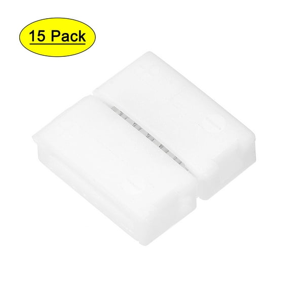 Uxcell 6 Pin 12mm 5050 LED Strip Light Solderless Gapless Connector 15Pack
