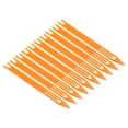 thumbnail image 1 of Uxcell 6# Plastic Netting Needle Shuttles Net Repair Mending Tool, Orange 10 Pack, 1 of 5