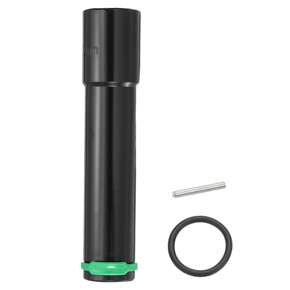 Uxcell 6 Point Deep Impact Socket 1/2" Drive 24mm Metric Standard Socket 6" Long Cr-Mo Steel Spindle Axle Hex Nut Bolt Sockets with Rubber Ring Locking Pin