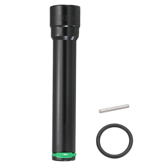 Uxcell 6 Point Deep Impact Socket 1/2" Drive 30mm Metric Standard Socket 8" Long Cr-Mo Steel Spindle Axle Hex Nut Bolt Sockets with Rubber Ring Locking Pin
