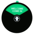 thumbnail image 1 of Uxcell 6" Privacy Sign, 3 Options Welcome Come in/Out of Office/In a Meeting Black, 1 of 5