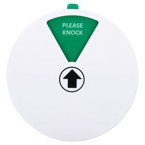Uxcell 6" Privacy Sign, 6 Options Do Not Disturb/Come on in/Out of Office/In a Meeting/Back Soon/Working Remotely White
