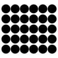 thumbnail image 1 of Uxcell 6" Round Floor Sticker Classroom Spot Marker Adhesive Waterproof Vinyl Line Up Sign Black 30 Pack, 1 of 6