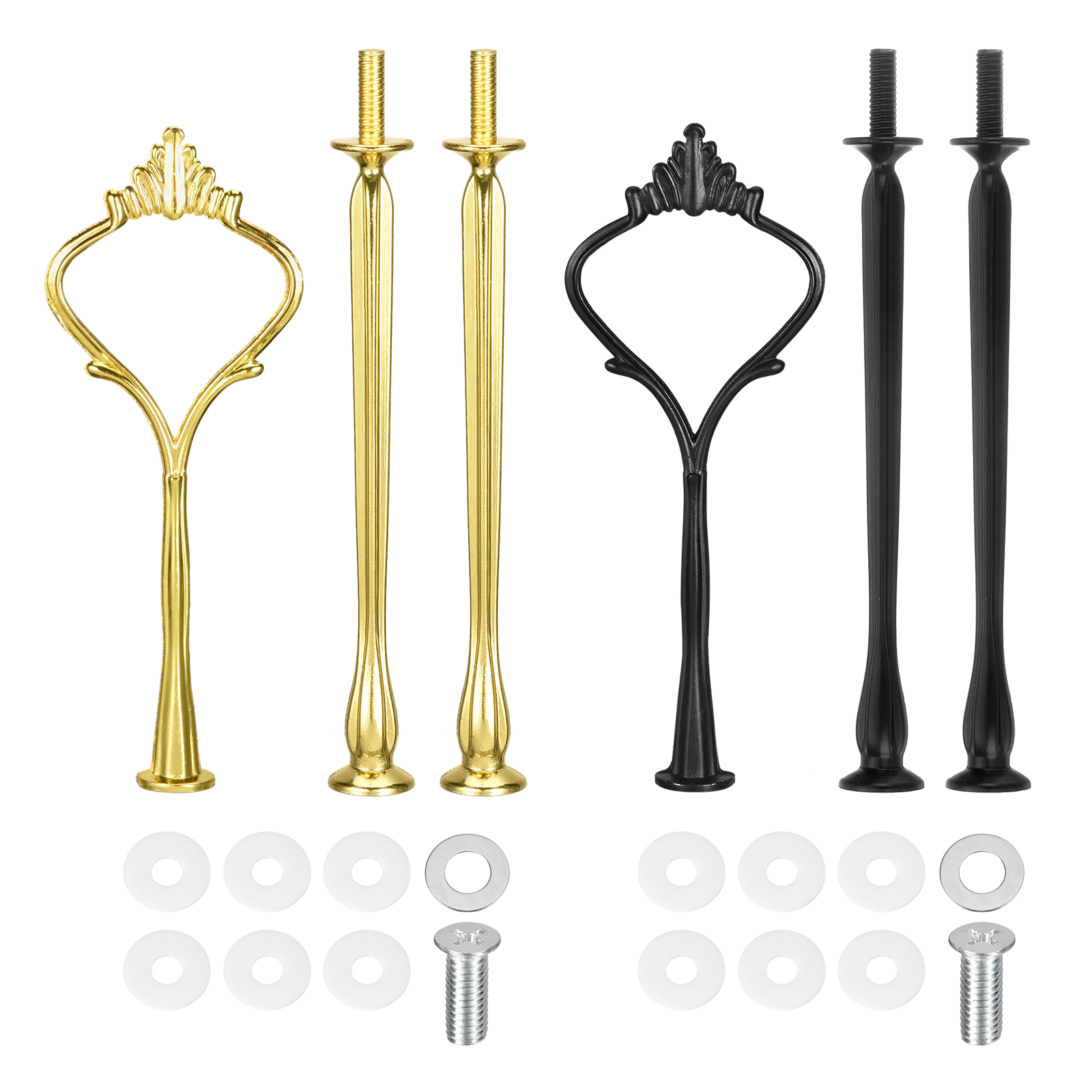 Stand Handle Uxcell 6 Set 3-Tier Cupcake Stand Hardware Handles with Screw for DIY ...