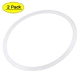 thumbnail image 1 of Uxcell 6" Silicone Rubber Gasket Flange O-Ring for Vacuum Clamp White 2 Count, 1 of 5