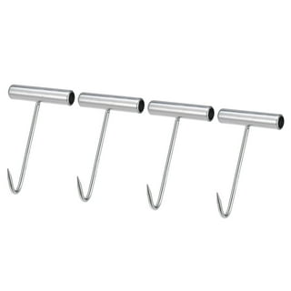 HOTBEST S Hooks, 12 Pack Metal S Shaped Hooks Round End Design Meat Hanging  Hooks, S Hook Heavy Duty Butcher Hooks Hanging  Utensils/Pans/Pots/Plants/Baskets 