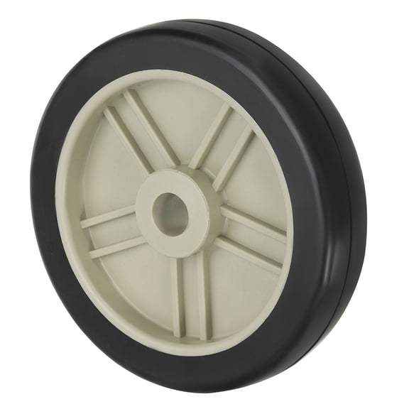 Uxcell 6" Universal Air Compressor Wheel with 0.63" Hole for Easy Mobility, Beige