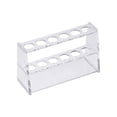 thumbnail image 1 of Uxcell 6-Well Acrylic Test Tube Holder Rack Clear for 25ml Centrifuge Tubes, 1 of 6