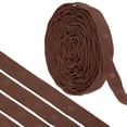 thumbnail image 1 of Uxcell 6 Yard Snap Button Tape for Sewing Cotton Snap Button Trim Fastener Buckles Tape for Clothes DIY, Dark Brown, 1 of 7
