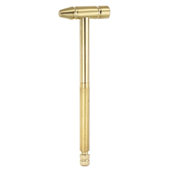 Uxcell 6 in 1 Mini Multifunction Copper Hammer with Slotted Phillips Screwdriver