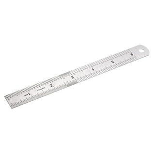 Flexible Ruler 4 Inch 0.1mm Scale PET Plastic Covered Film Straight Ruler 