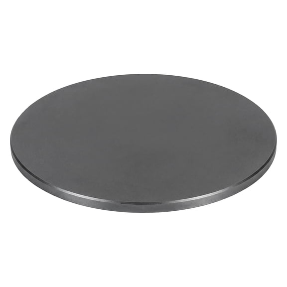 Uxcell 6" x 1/4" (6 mm) Hot Rolled Steel Plate, A36 Circle Weldable Steel Round Sheet Round Metal Base Plate for Structural Support Construction Industrial DIY Projects, Black