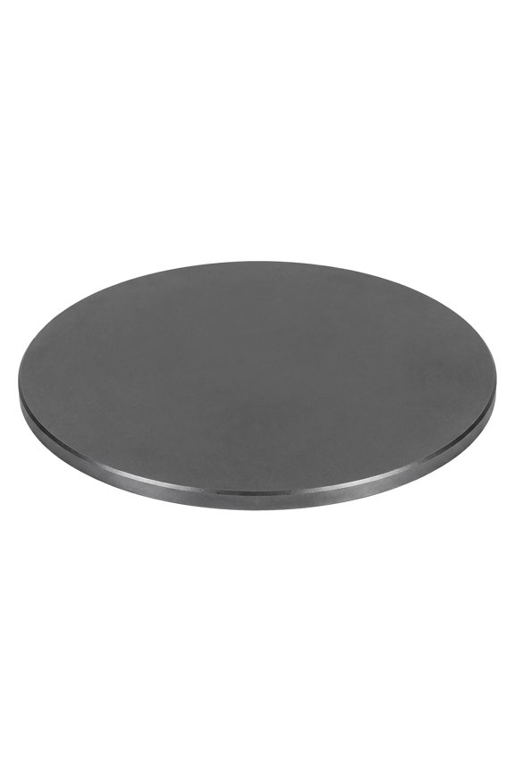 6" x 1/4" (6 mm) Hot Rolled Steel Plate, A36 Circle Weldable Steel Round Sheet Round Metal Base Plate for Structural Support Construction Industrial DIY Projects, Black
