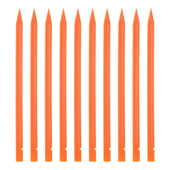 Uxcell 6 x 150 mm Spudger Pry Tool, 10Pcs Antistatic Plastic Dual Ends Opening Pry Repair Tools Kit for Smart Mobile Phone Tablet Laptop, Orange
