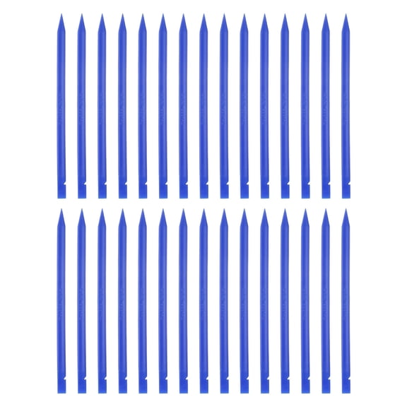 Uxcell 6 x 150 mm Spudger Pry Tool, 30Pcs Antistatic Plastic Dual Ends Opening Pry Repair Tools Kit for Smart Mobile Phone Tablet Laptop, Blue