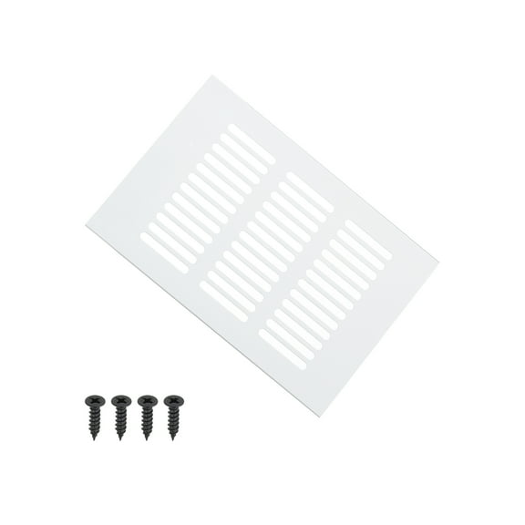 Uxcell 6 x 4 Inch Door Air Vent Cover, 1 Pcs Heavy Duty Grille Ventilation