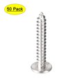 thumbnail image 1 of Uxcell #6 x 7/8" 304 Stainless Steel Phillips Head Self Tapping Screws 50 Pack, 1 of 5