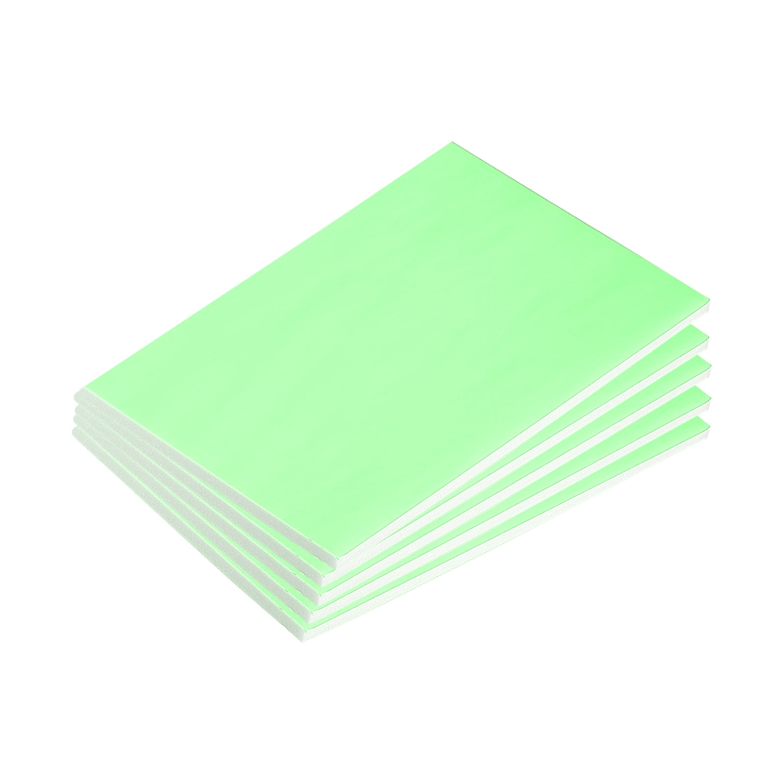 Uxcell 6" x 8" Foam Sheet for Crafts Foam Boards Foam Paper Sheets for Art, Green 5 Pack