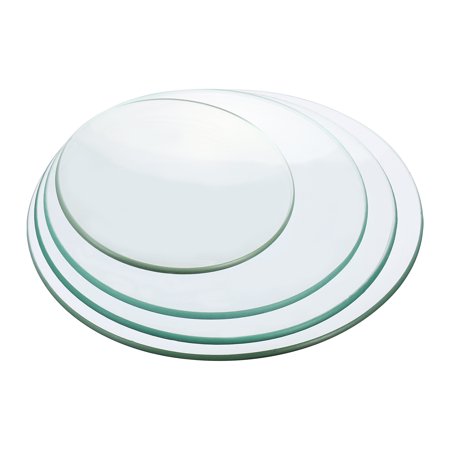 Uxcell 60/80/90/100mm Diameter Watch Glass, 2 Set Beaker Cover Smooth Edges Chamfered Arc for Laboratory, Transparent
