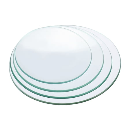 Uxcell 60/90/120/150mm Diameter Watch Glass, 1 Set Beaker Cover Smooth Edges Chamfered Arc for Laboratory, Transparent