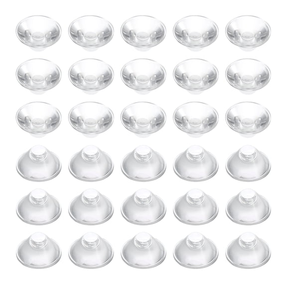 Uxcell 60 Degree 20mm High Power LED Lens, 30 Pcs LED Reflector Collimator Acrylic Optical PMMA Smooth Surface Lenses Focusing LED Lens for 1W LED Light Lamp Bulb Spotlight Panel, Clear