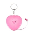 thumbnail image 1 of Uxcell 60 Inch Retractable Measuring Tape Heart Shape 1.5 Meter Pink 1pcs, 1 of 5